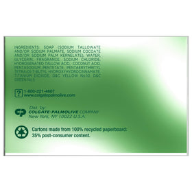 Palmolive close-up of a single bar highlights smooth texture and usability