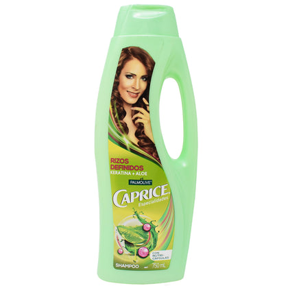 Palmolive Caprice front packaging showing bottle and label, highlights full-size benefit