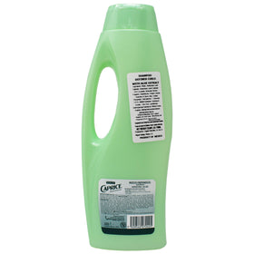Palmolive Caprice texture close-up of shampoo lather, emphasizes gentle cleansing benefit