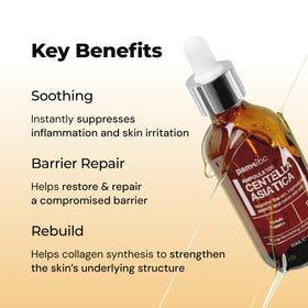 PAMSIBC serum droplet on skin demonstrating fast absorption benefit