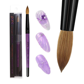 PANA close-up of purple wood handle offering balanced grip and comfort