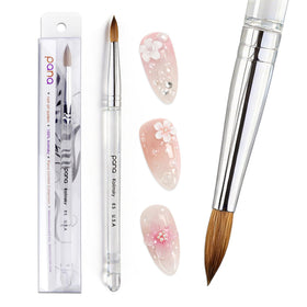 PANA Kolinsky bristle closeup showing fine tips for precise application