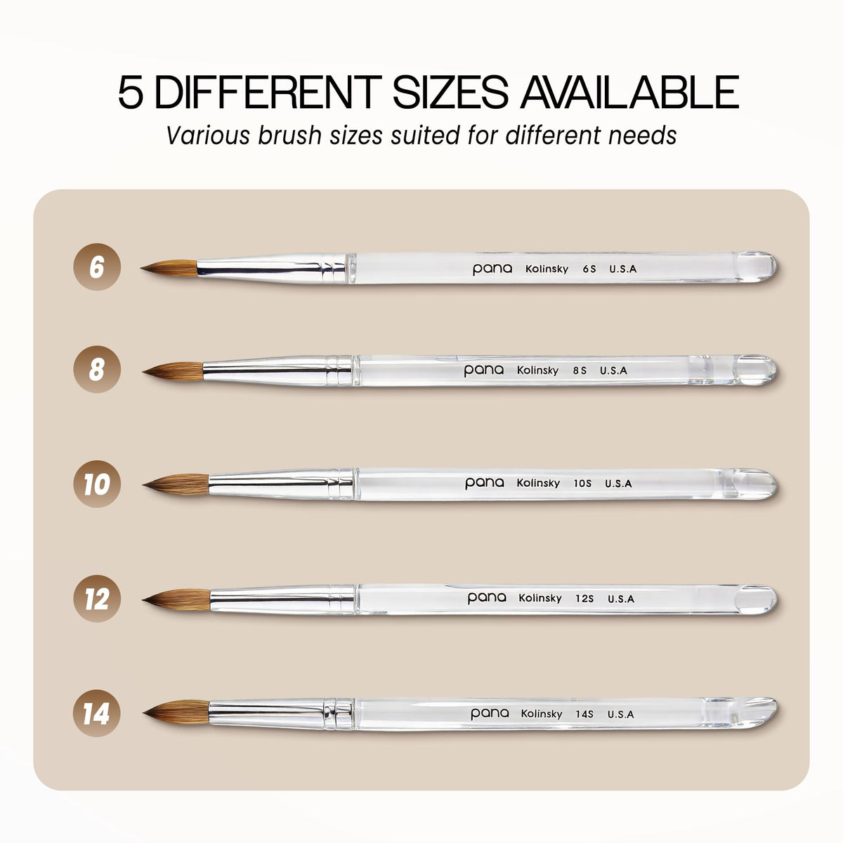 PANA brush on salon station illustrating professional presentation and use