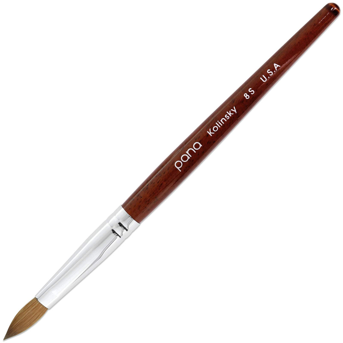 PANA mahogany handle front view showing ergonomic grip and professional control