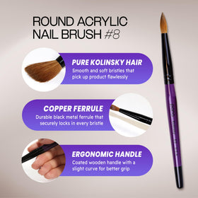 PANA purple wooden handle profile highlighting ergonomic weight and comfort benefit