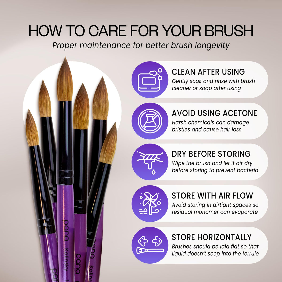 PANA brush on salon station illustrating professional performance and efficiency