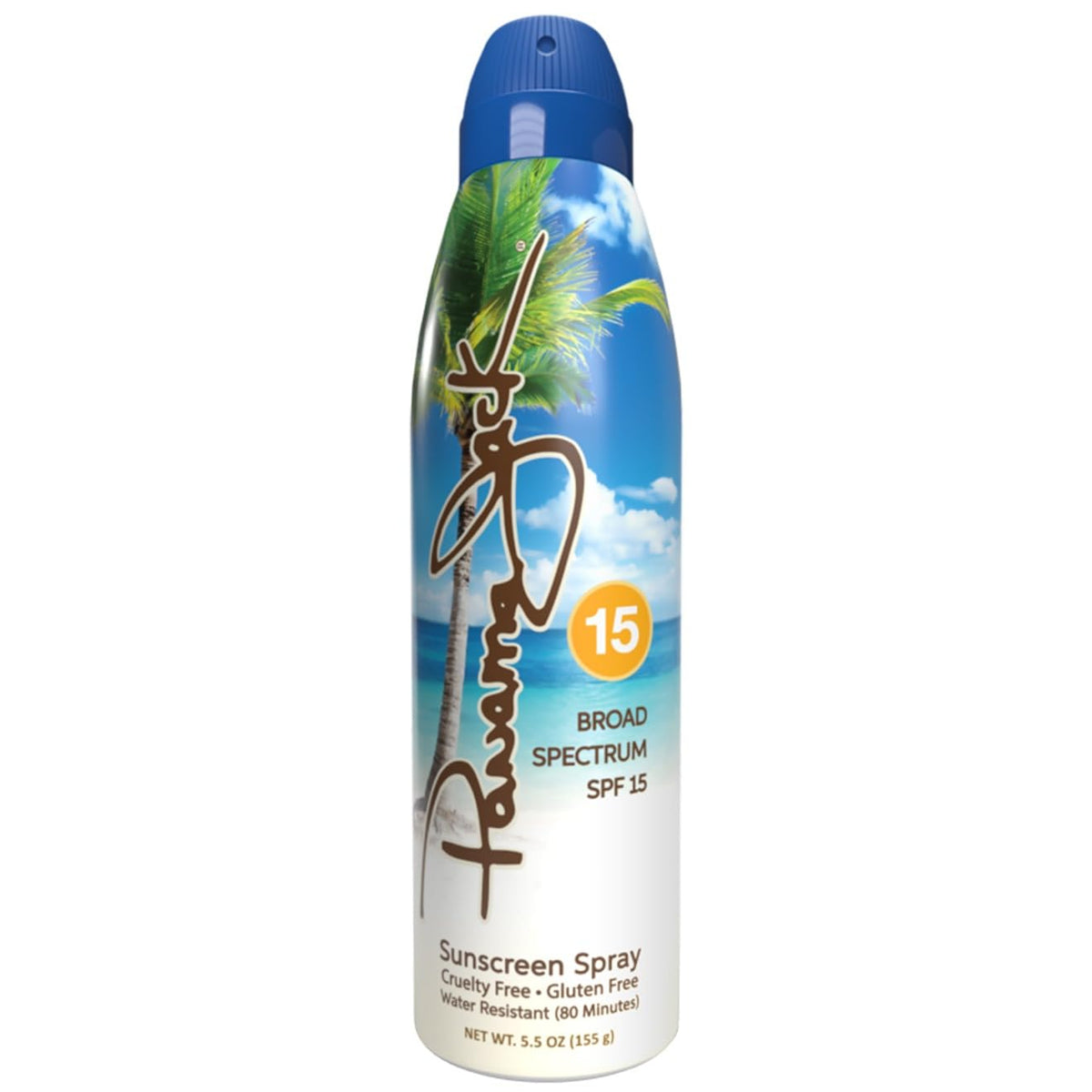 Person applying Panama Jack at the beach for on-the-go sun protection