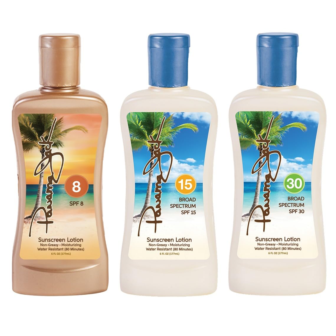 Panama Jack cucumber melon scent depicted with fresh fruit and flowers