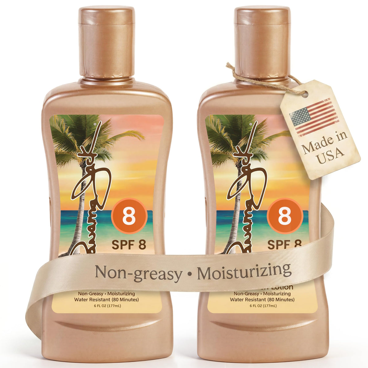 Panama Jack front packaging showing bottle and label, clear product identity and benefit