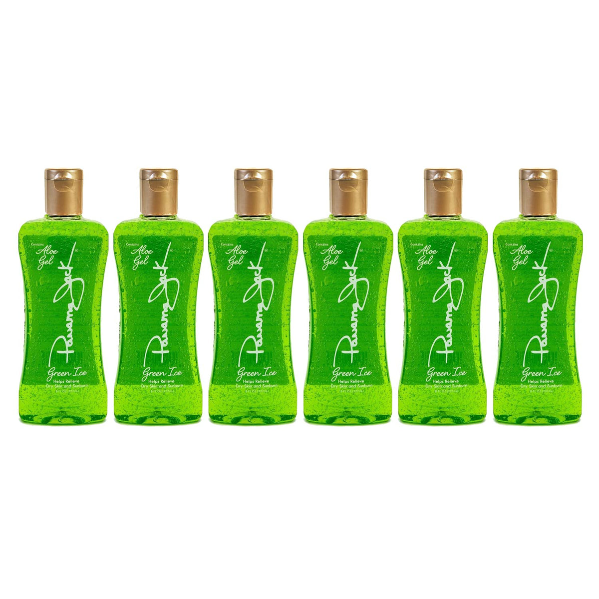 Panama Jack gel being used after shower for hydrating and skin smoothing