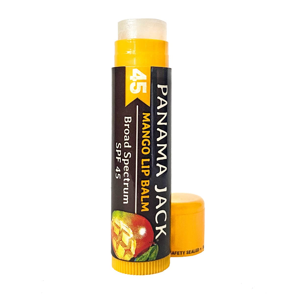 Panama Jack lip balms on a beach towel showing outdoor sun protection benefit