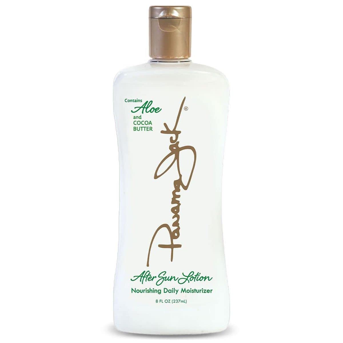 Panama Jack lotion applied to skin demonstrating visible softness and comfort