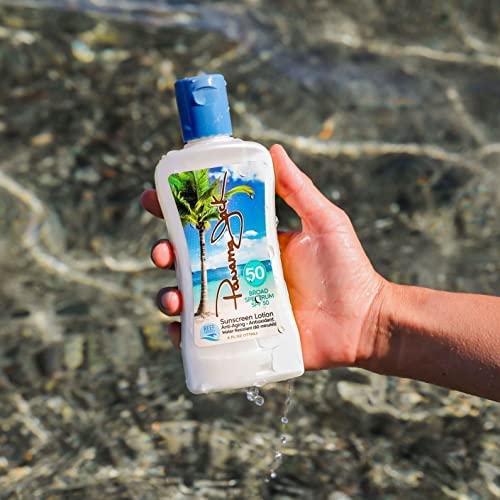 Panama Jack lotion texture close-up showing smooth moisturizing finish