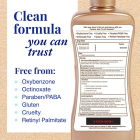Panama Jack two-bottle pack in beach bag lifestyle shot for travel-ready benefit