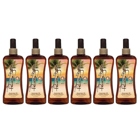 Panama Jack surrounded by fruit and nut props evoking tropical scent and antioxidants