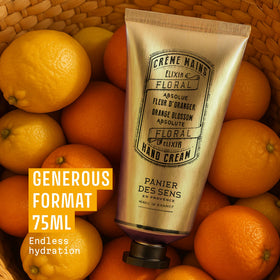 Panier des Sens hand application in use demonstrating hydration and easy spreadability