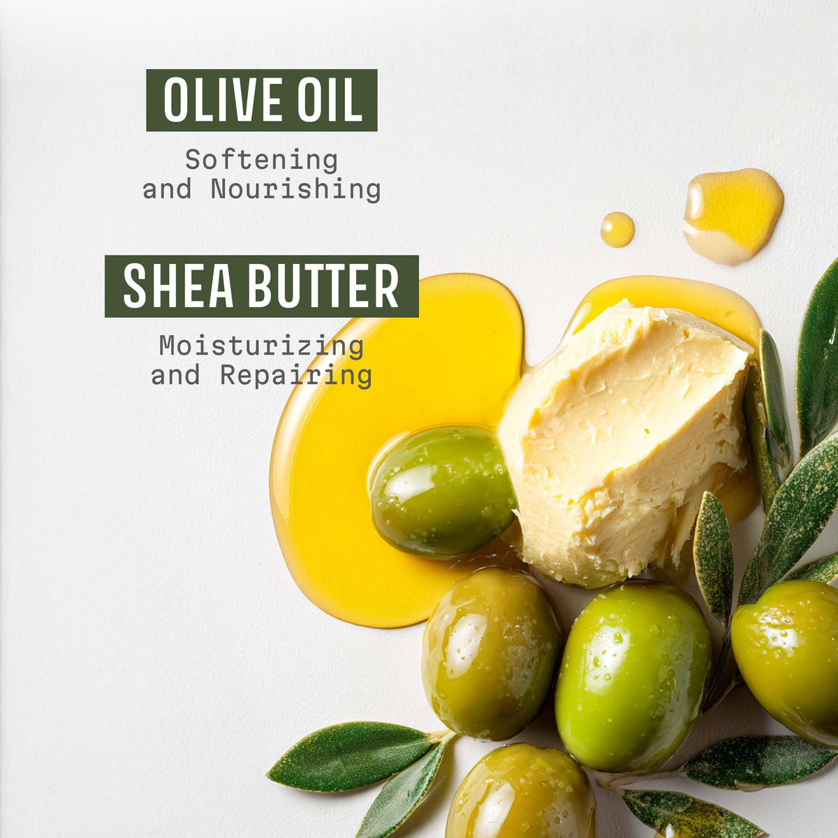 Panier des Sens shea butter and olive oil ingredients emphasize nourishing repair benefit
