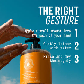 Panier des Sens refill bottle beside common items showing size and scale