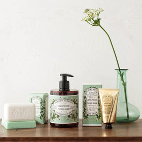Panier des Sens cream applied to hands for immediate softening benefit