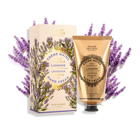 Panier des Sens front packaging showing lavender tube and brand clarity for travel convenience