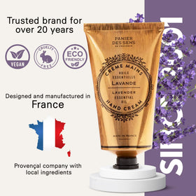Panier des Sens 2.5 fl oz tube beside a coin for scale, showing compact travel-friendly size