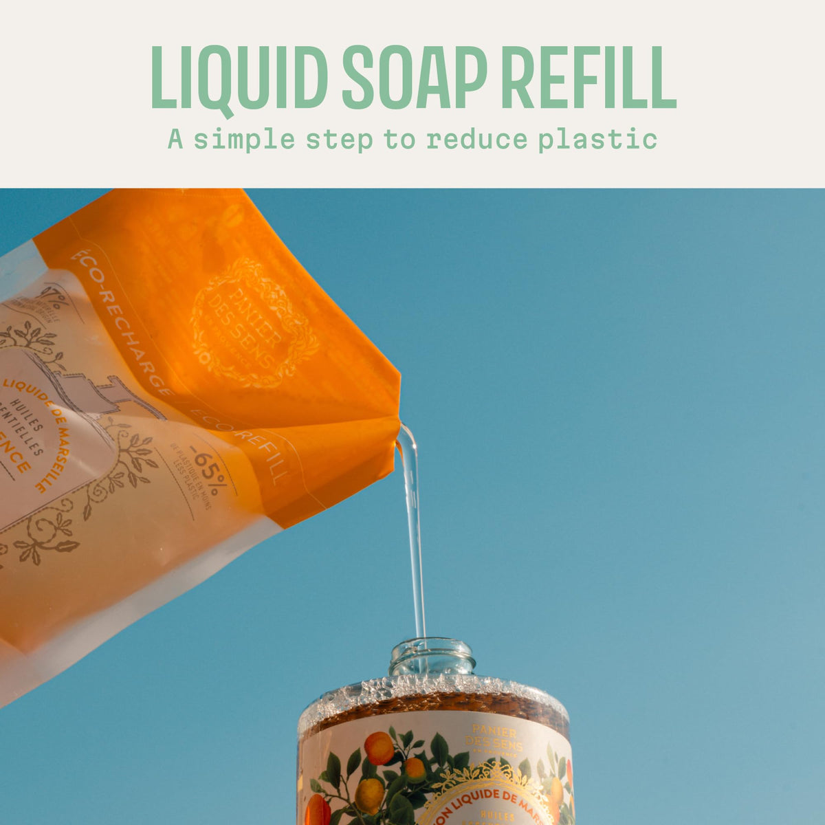 Panier des Sens refill in kitchen setting conveying everyday use and fresh scent