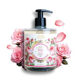Panier des Sens front bottle showing elegant rose label and size benefit