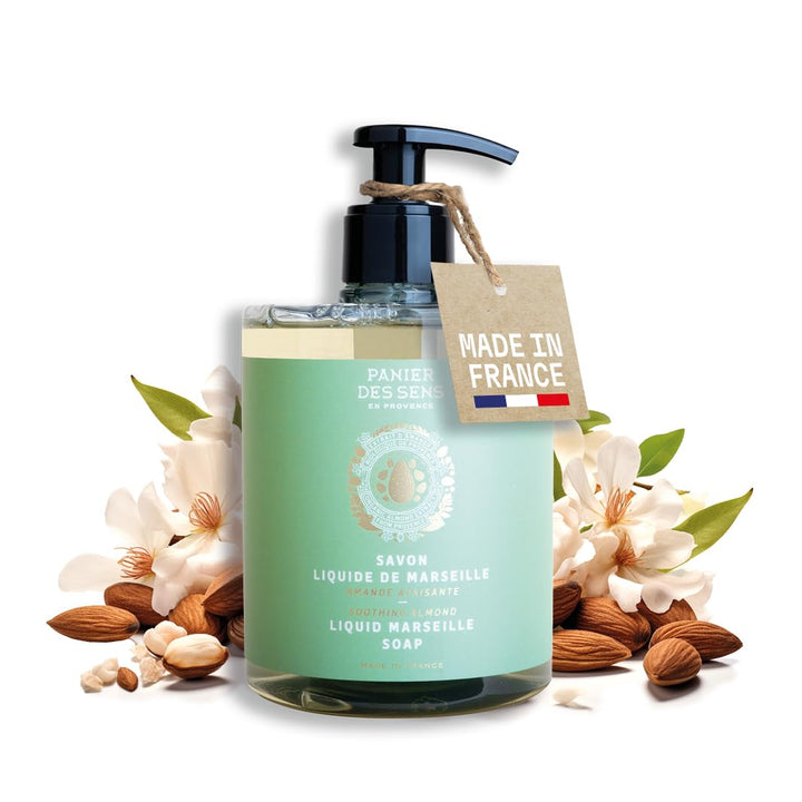 Panier des Sens front packaging showing bottle and label, elegant presentation benefit