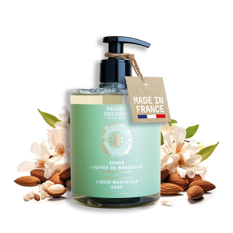 Panier des Sens front packaging showing bottle and label, elegant presentation benefit