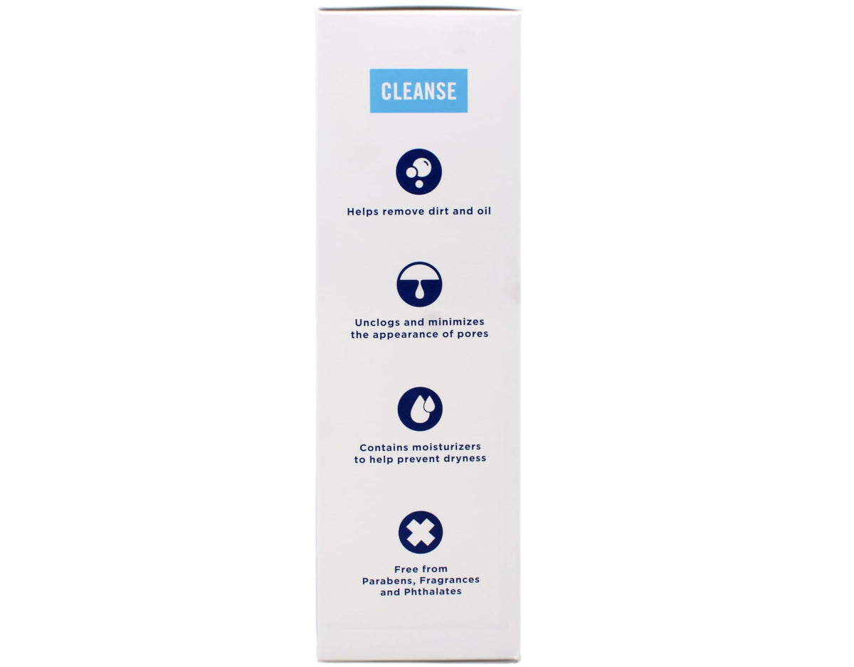 PanOxyl label ingredient panel highlighting benzoyl peroxide and pH-balanced formula