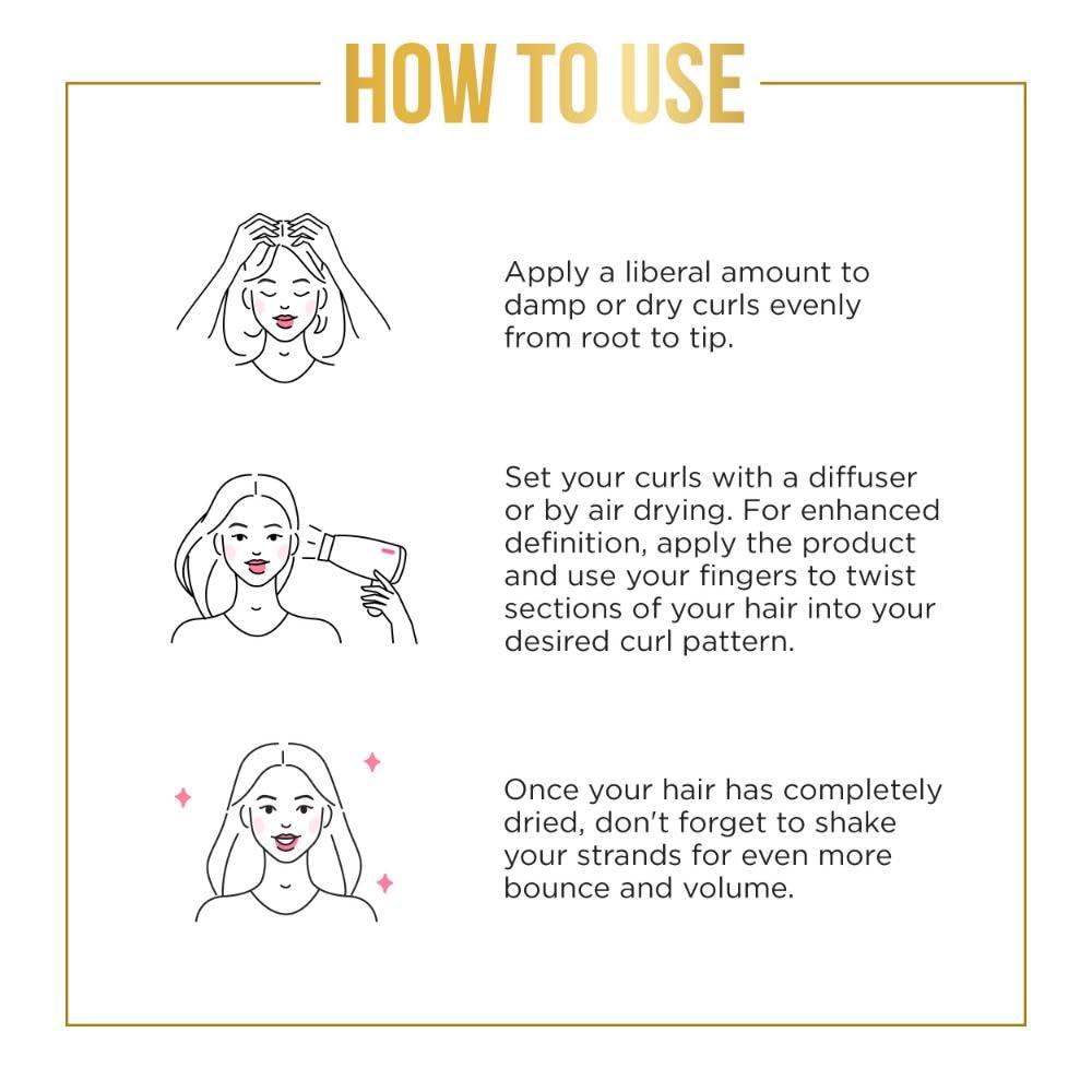 Pantene being applied to damp hair for styling and definition