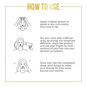 Pantene being applied to damp hair for styling and definition