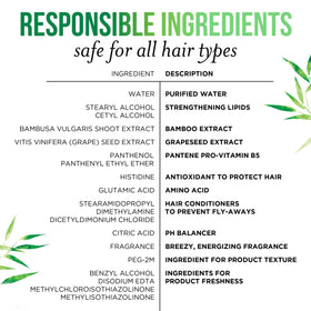 Pantene applied to hair ends showing targeted nourishment benefits