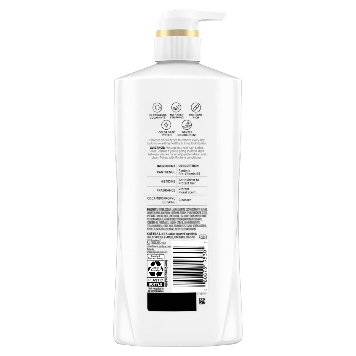 Pantene set on bathroom shelf showing daily routine convenience benefit