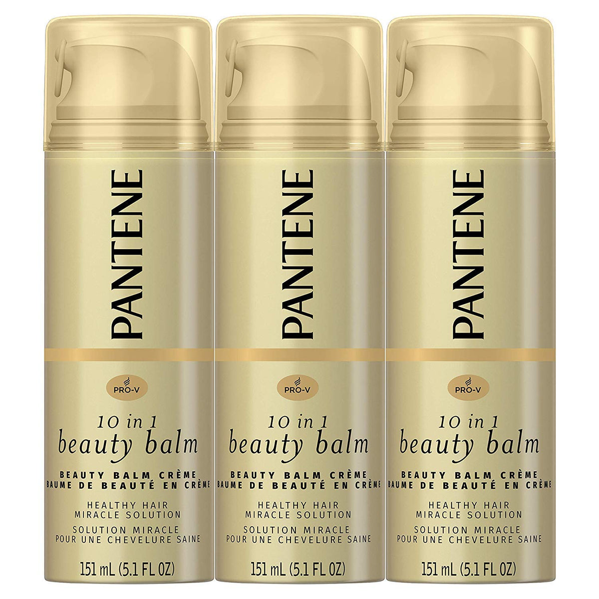 Pantene front packaging showing bottle and label for easy identification and benefits