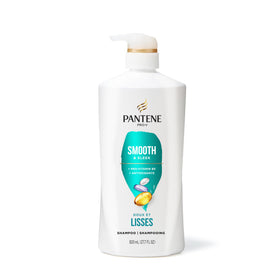 Pantene before and after comparison showing frizz reduction benefit