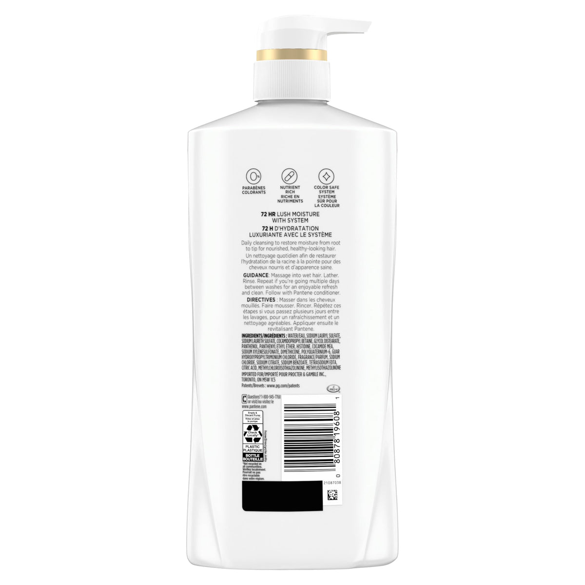 Pantene wild berries and vanilla notes illustrating fragrance and fresh-smelling hair
