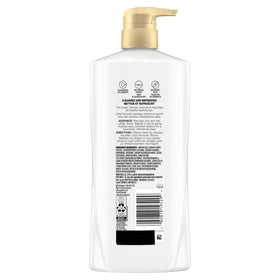 Pantene cap open with product droplet demonstrating lightweight formula