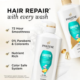 Pantene conditioner texture close-up showing creamy hydration benefit