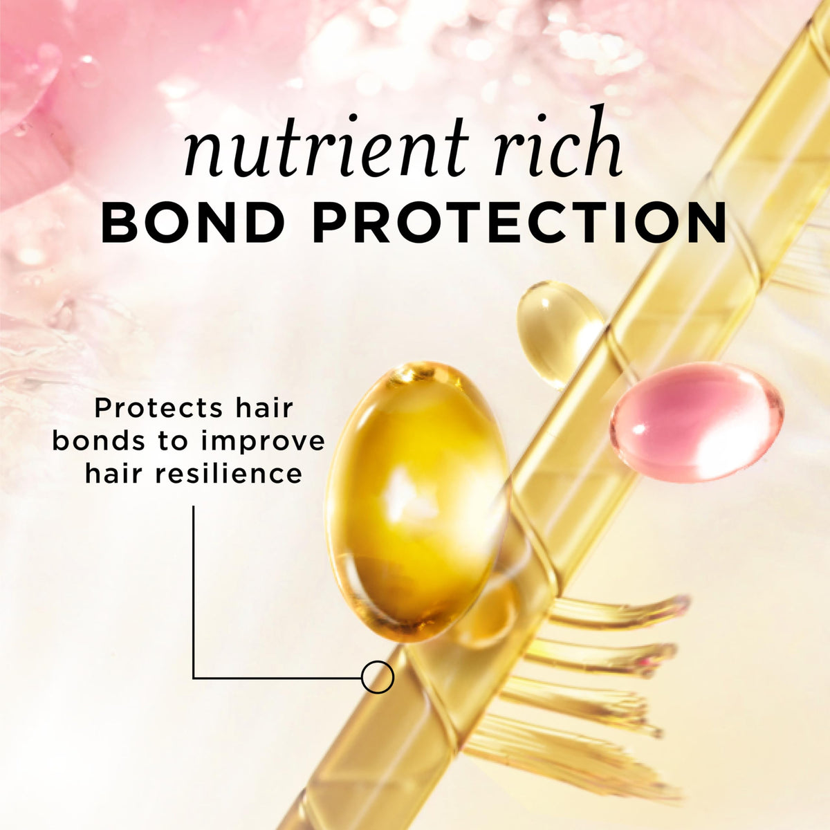 Pantene conditioner cream texture on fingertip for rich hydration