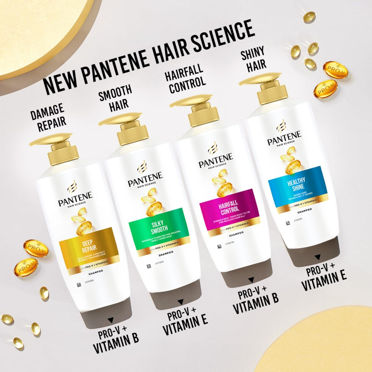 Pantene shampoo and conditioner side-by-side to show recommended pairing for reduced breakage