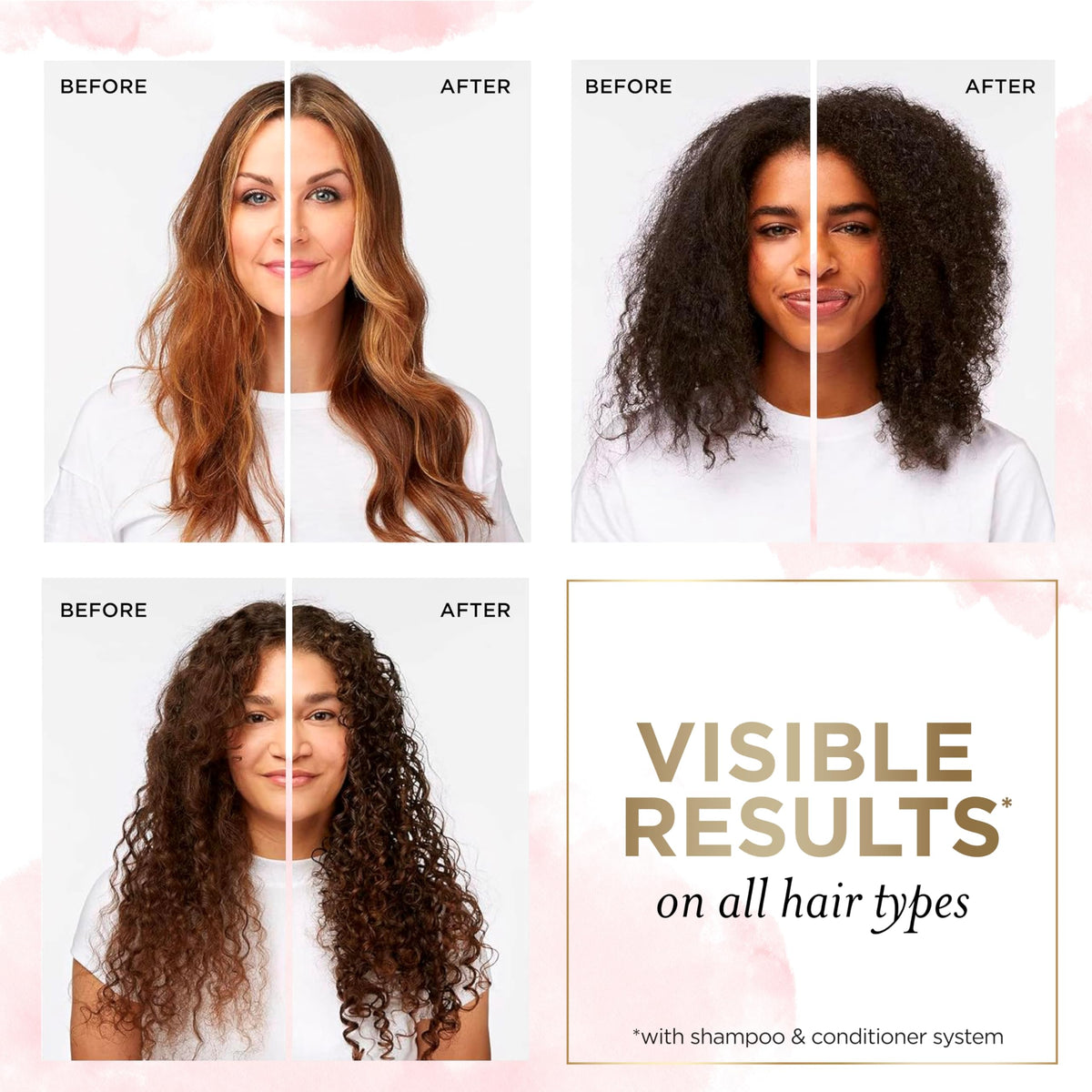 Pantene conditioner texture close-up reveals lightweight creamy hydration