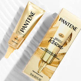 Pantene conditioner texture cream on hand showing rich hydration and smoothing effect