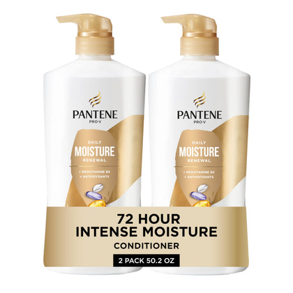 Pantene front packaging showing Pro‑V conditioner and volume benefits