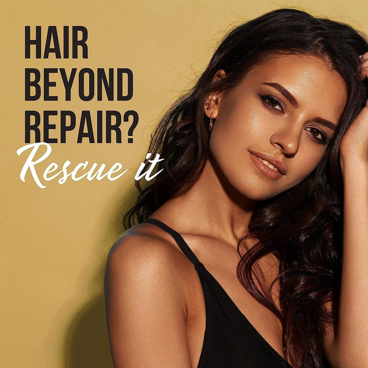 Pantene-treated dry hair displaying softer look and added shine