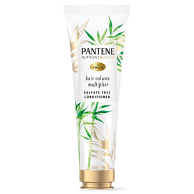 Pantene front packaging bottle showing label and 8 oz size benefits