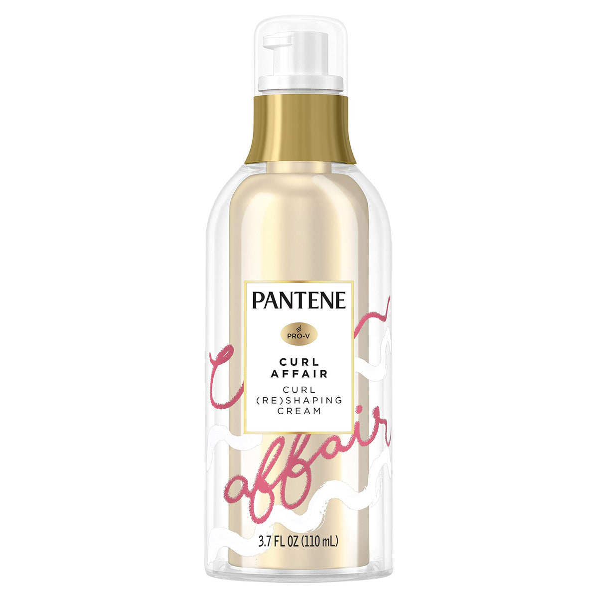 Pantene front packaging showing product and curl benefits