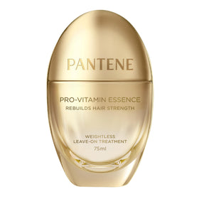 Pantene Pro‑Vitamin Essence front bottle showing compact travel size and benefits