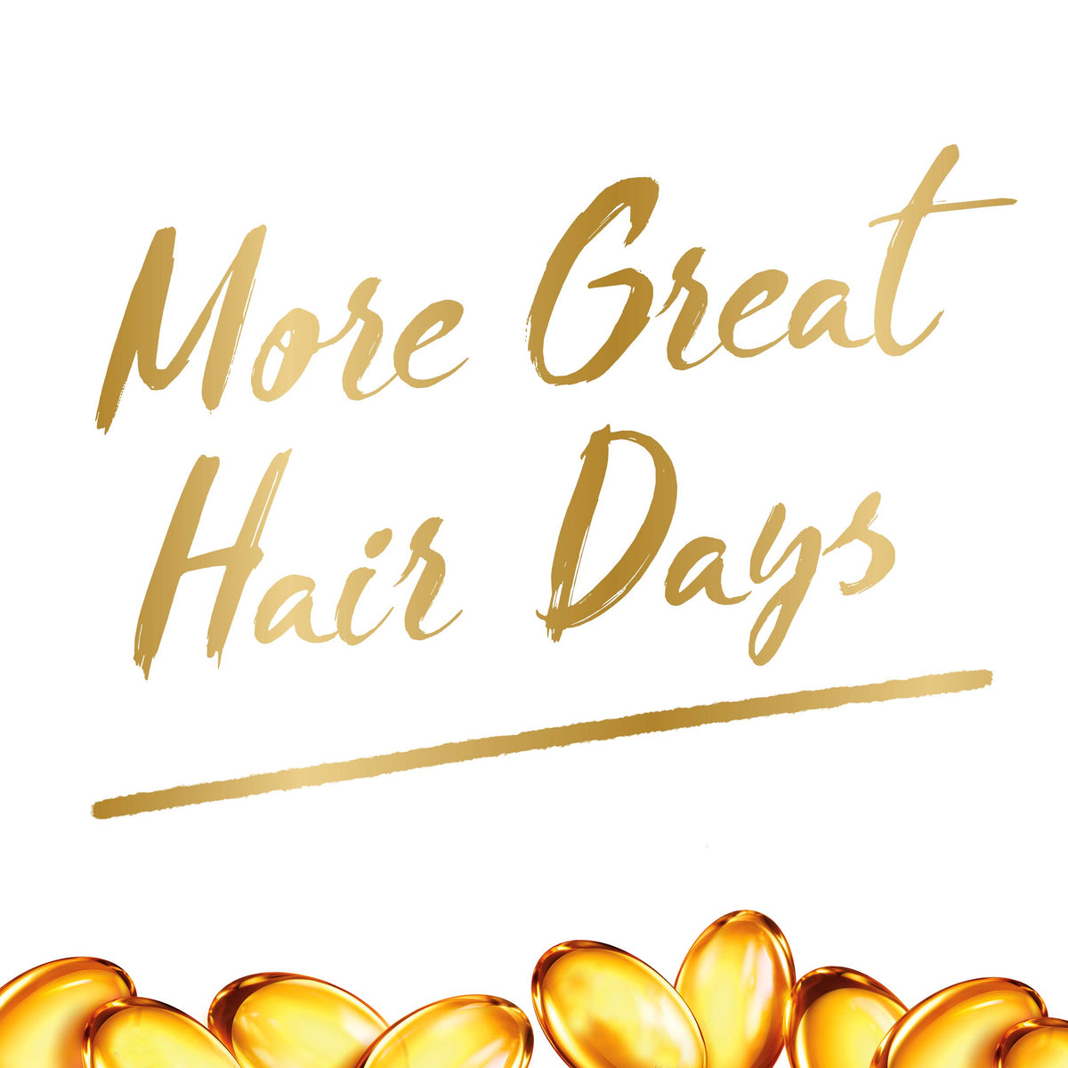 Pantene hair after use showing soft, shiny finish and improved manageability