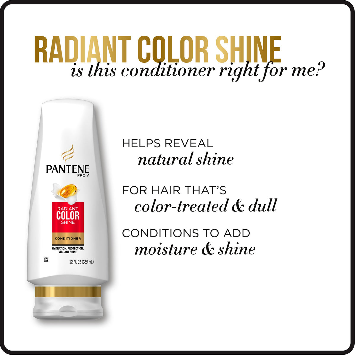 Pantene bottles styled on bathroom shelf for everyday routine convenience